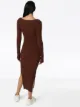 Totême Orville ribbed midi dress