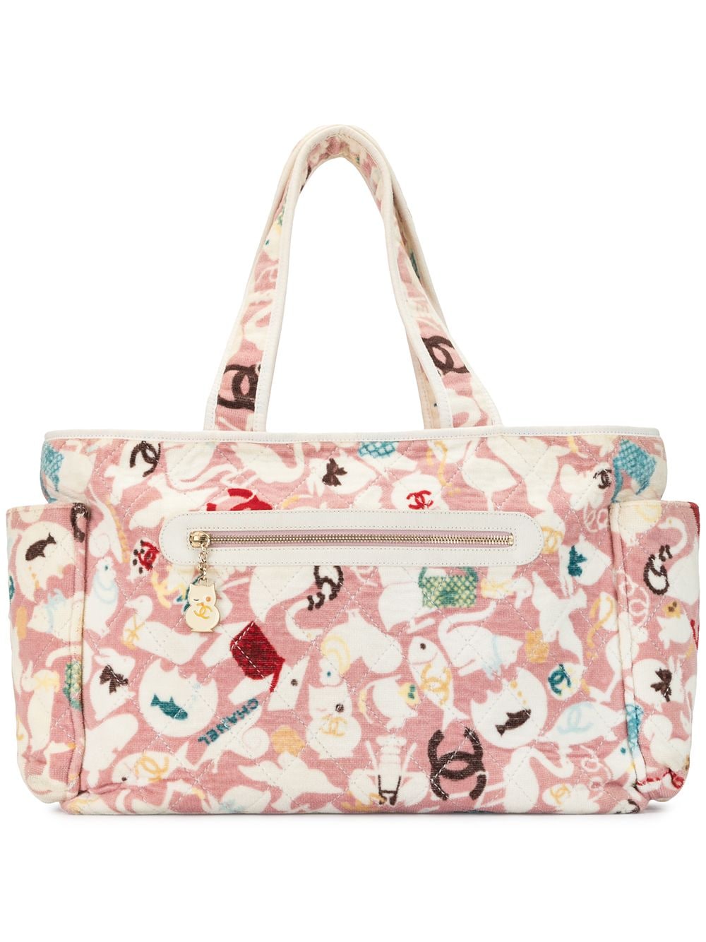 CHANEL Pre-Owned 2007 Terry Baby Animals Diaper Bag - Farfetch