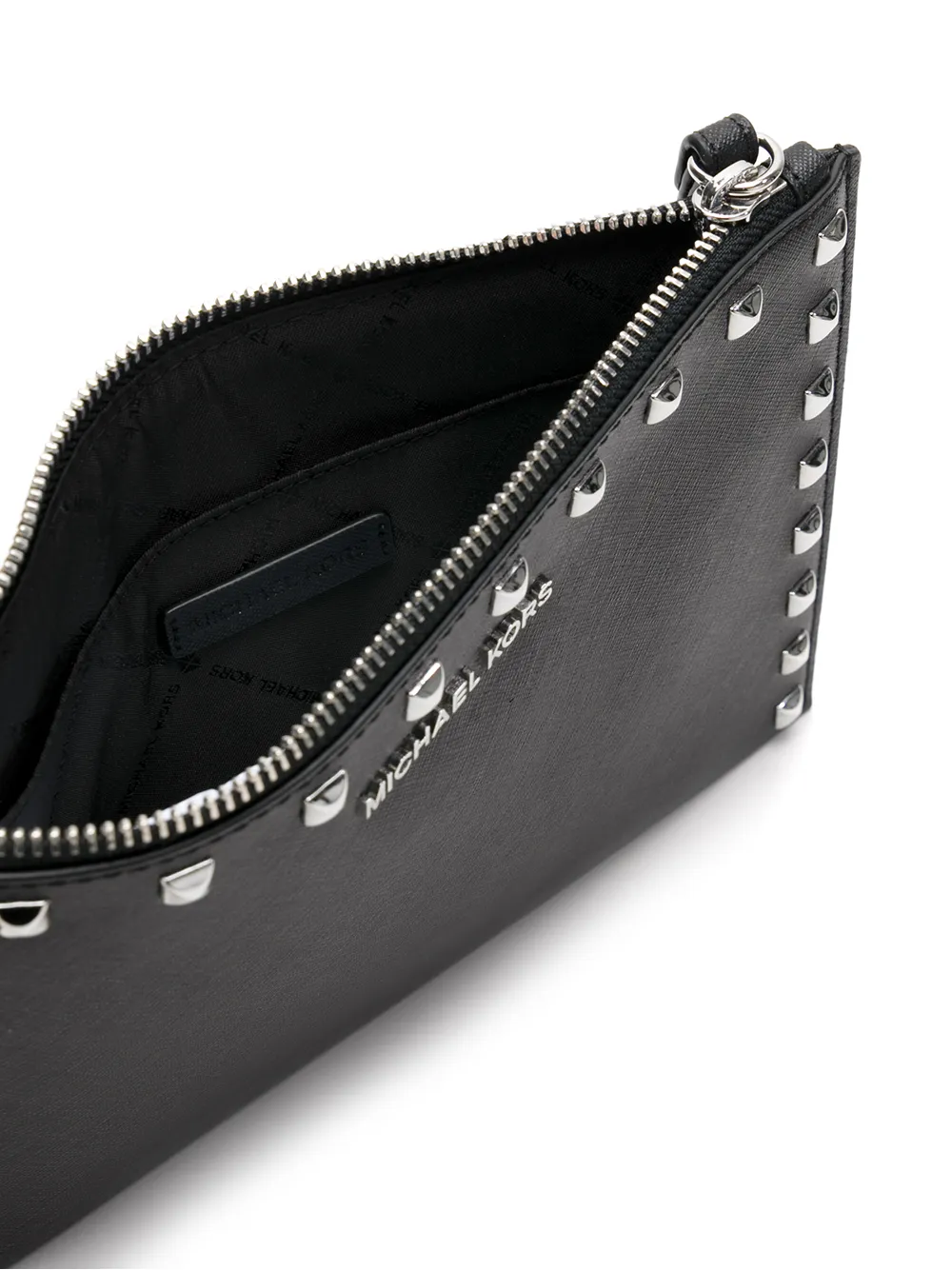 Michael Kors JET SET TRAVEL EXTRA LARGE ZIP CLUTCH WRISTLET Zwart