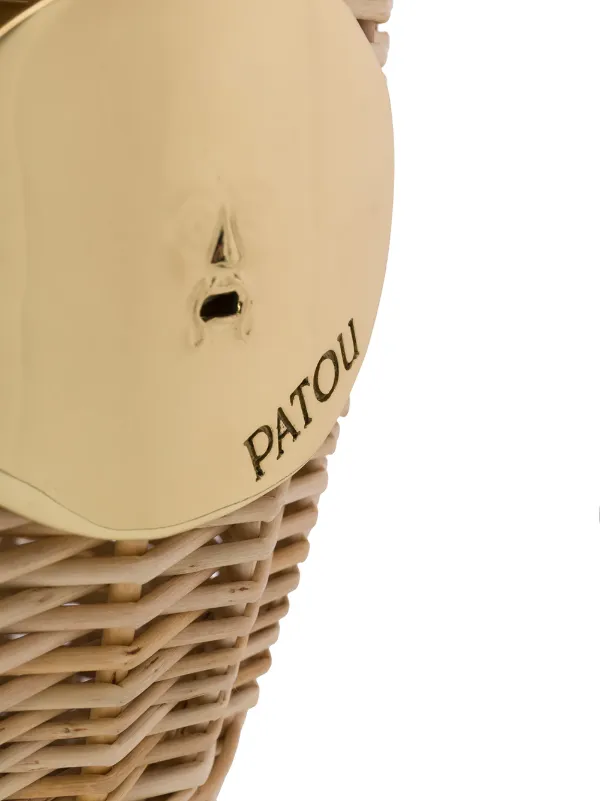 Patou Wicker Bucket Bag | Neutrals | FARFETCH