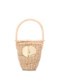 Patou wicker bucket bag - Neutrals