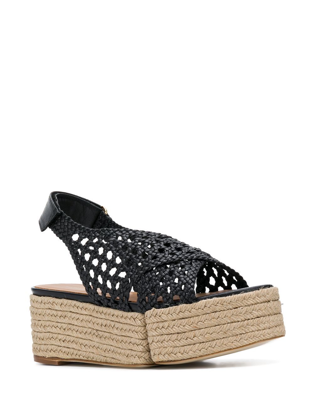 фото Paloma barceló liliah woven flatform sandals