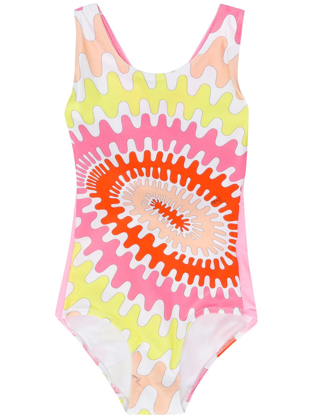 фото Emilio pucci junior abstract print swimsuit