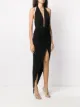 Alexandre Vauthier plunge neck wrap waist dress