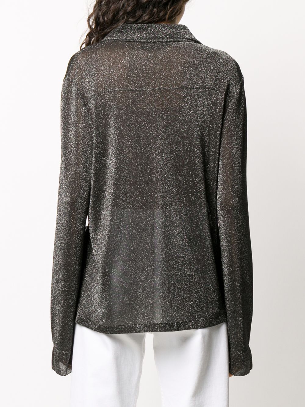 фото Alanui metallic threaded shirt