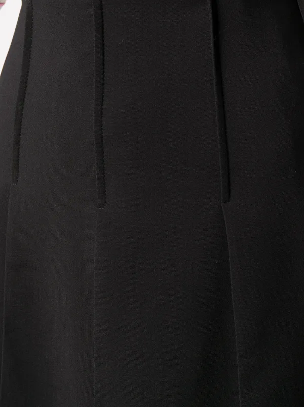 Valentino Garavani ヴァレンティノ Aライン プリーツスカート
