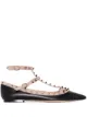 Image 1 of Valentino Garavani Rockstud flat pumps