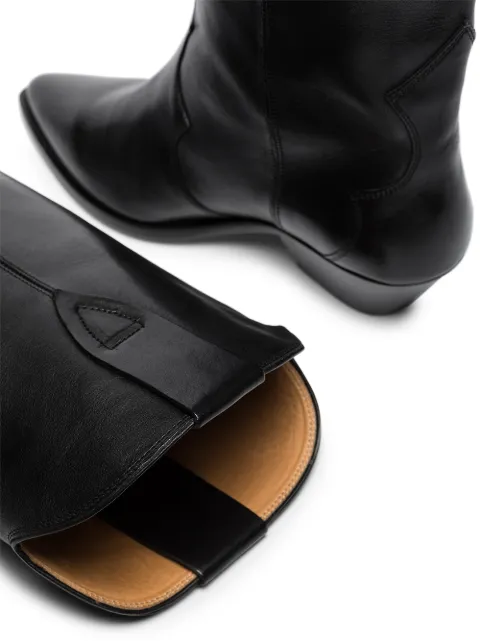 isabel marant denvee boots leather