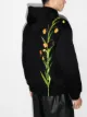 Valentino floral-print long-sleeve hoodie