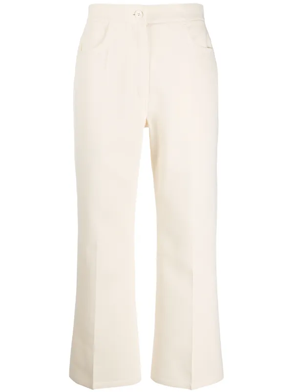 Jil Sander Cropped Tailored Trousers 