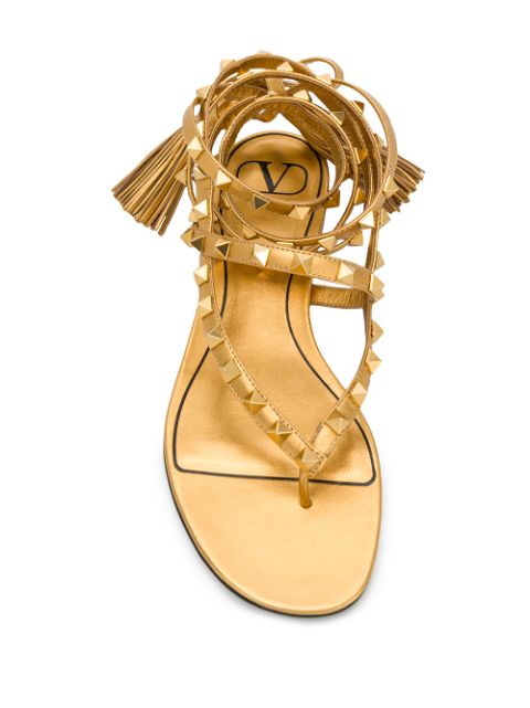 valentino tie up sandals