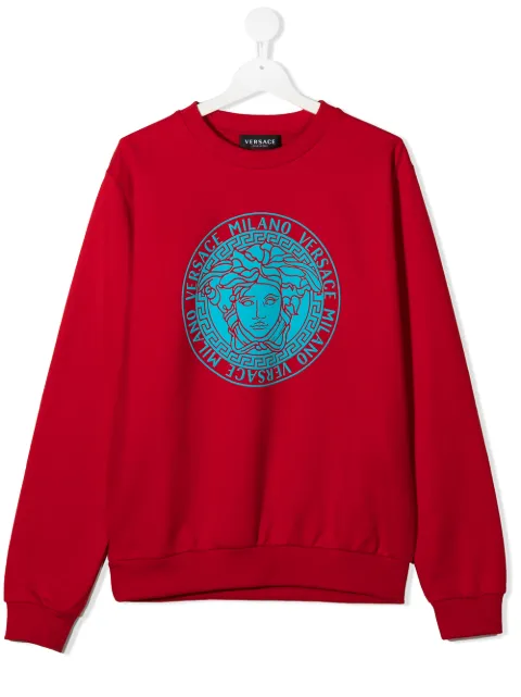 versace red sweatshirt