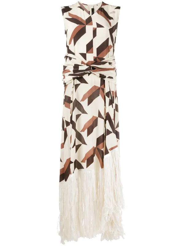 geometric shift dress