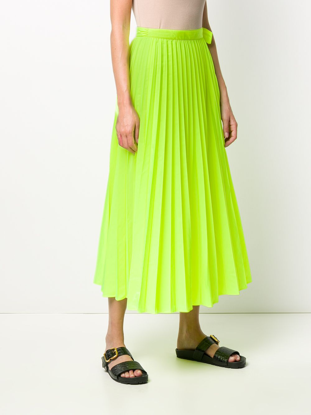 фото Valentino pleated midi skirt