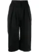 Image 1 of Rochas pleated knee-length shorts
