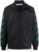 Image 1 sur Off-White veste zippée à rayures diagonales
