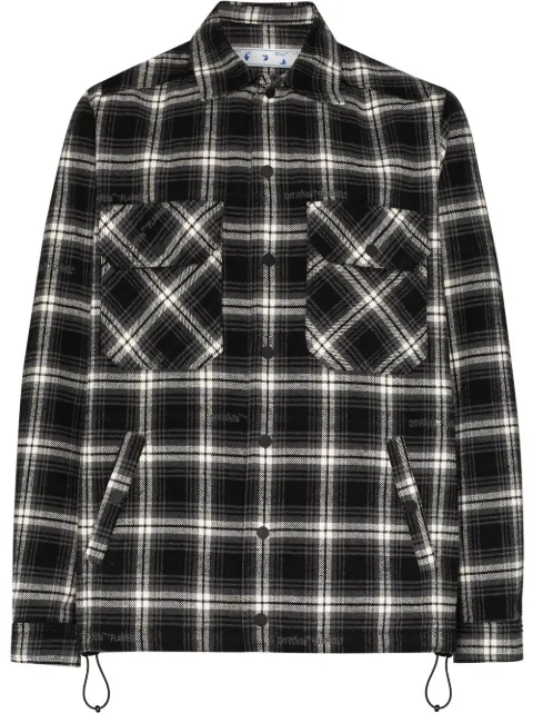 Off-White veste boutonnée à carreaux