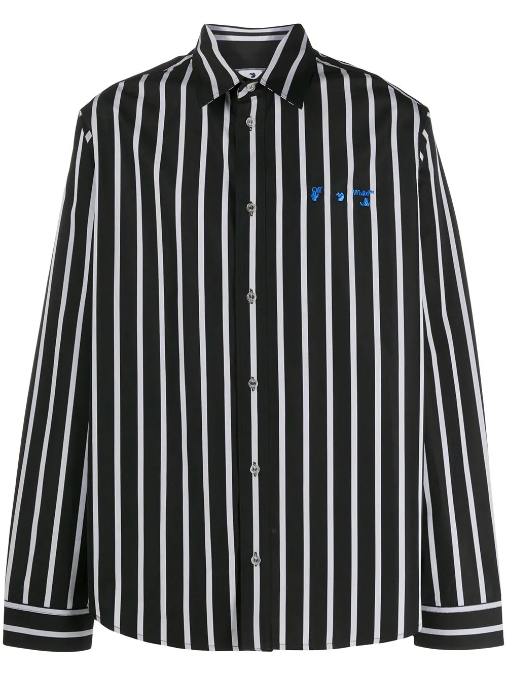 

Off-White camisa manga larga a rayas - 1001 BLACK WHITE