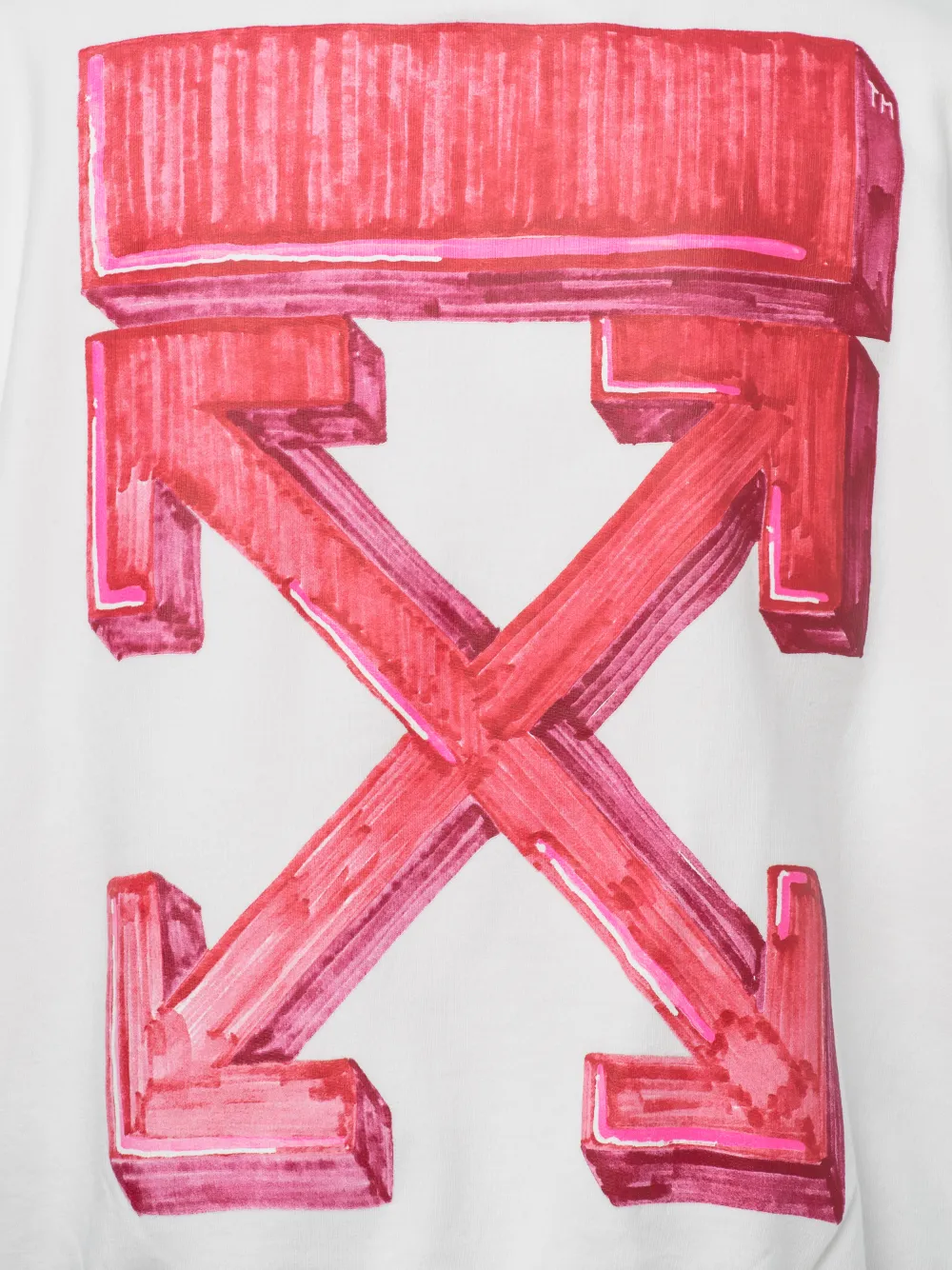 WHITE MARKER SWEATSHIRT in white OffWhite™ Official GB