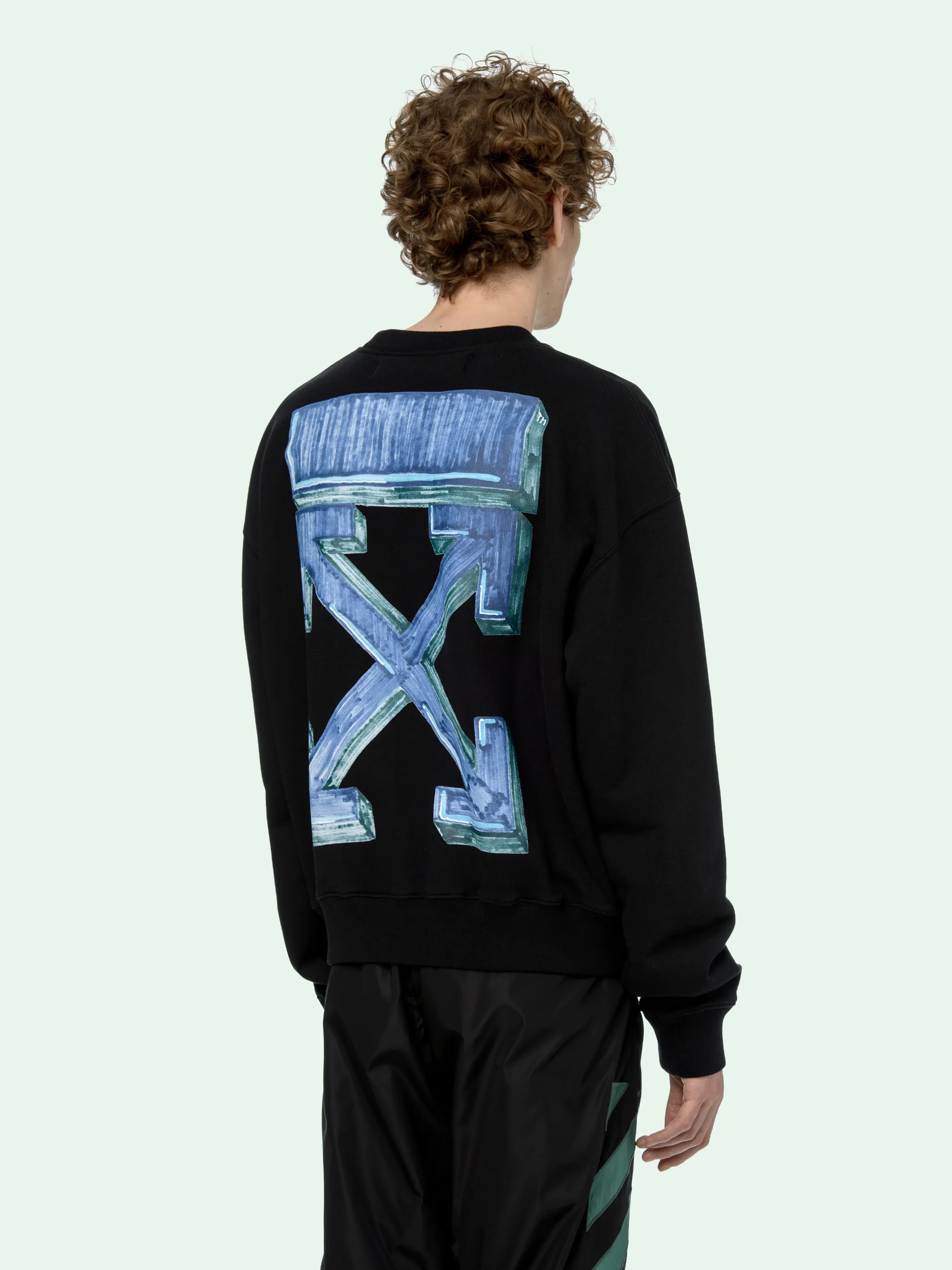 BLACK MARKER SWEATSHIRT | Off-White 