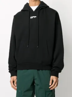 off white face hoodie