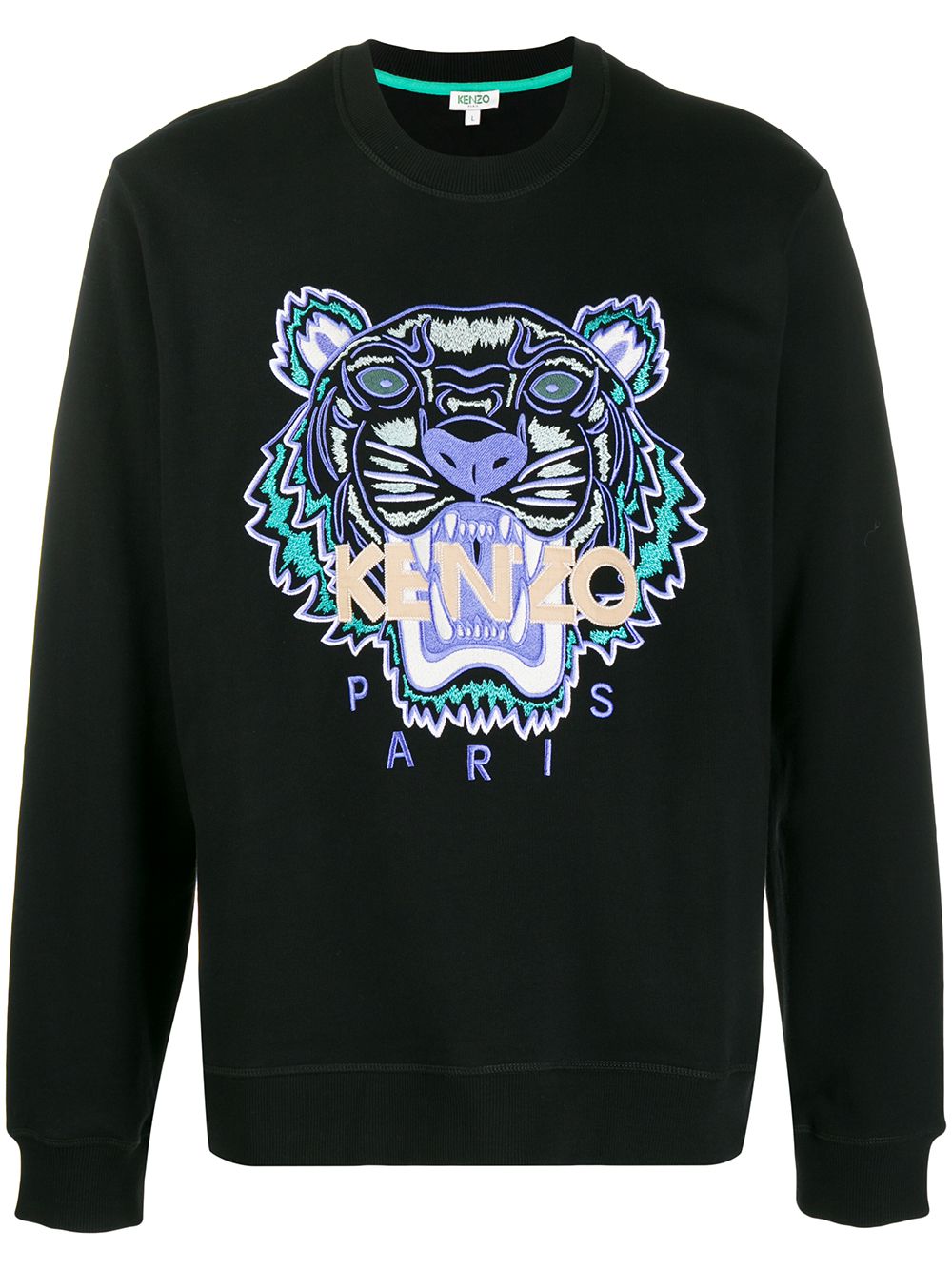 фото Kenzo толстовка с вышивкой tiger