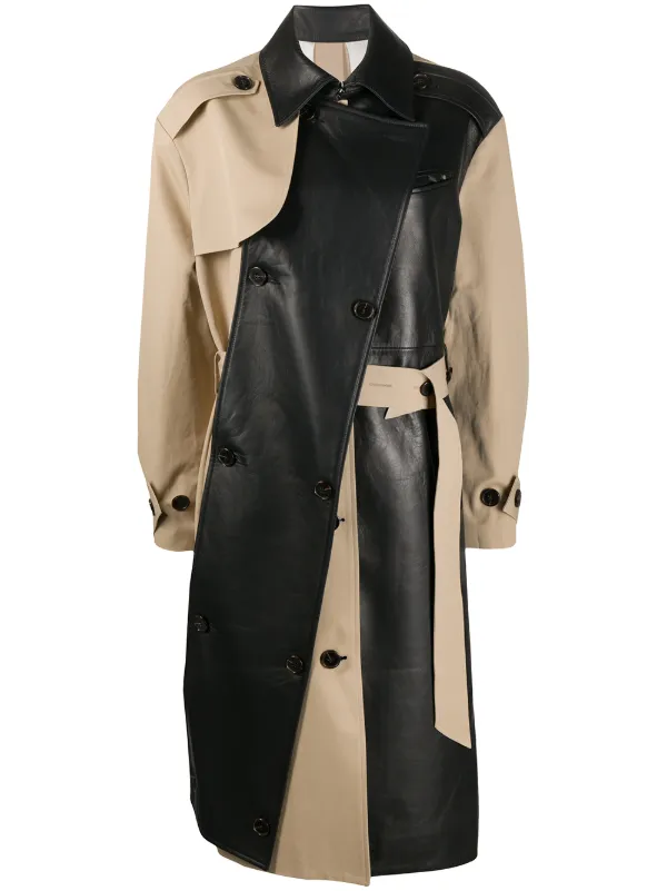 trench coat leather