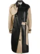 Image 1 sur Rokh trench en cuir bicolore