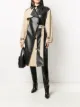 Image 2 sur Rokh trench en cuir bicolore