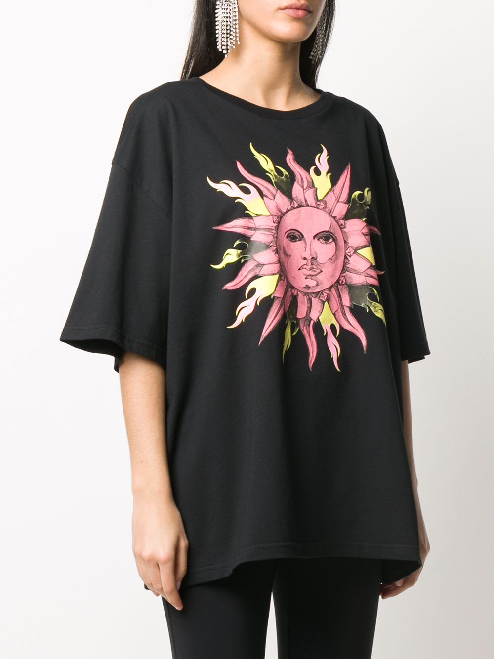 фото Fausto puglisi sun print cotton t-shirt