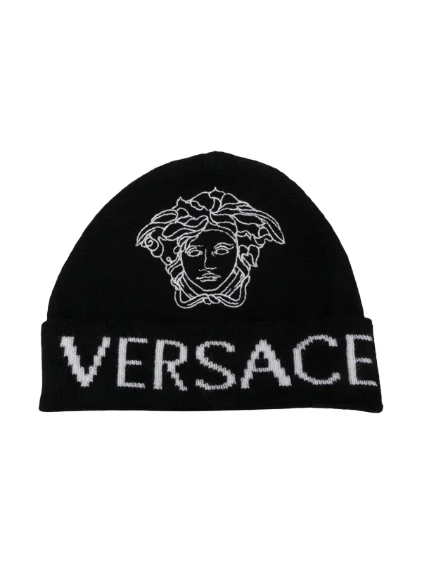 versace medusa beanie