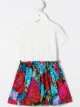 Image 2 of Young Versace floral print combo dress