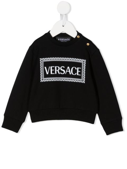 Young Versace سويت شيرت بطبعة شعار الماركة