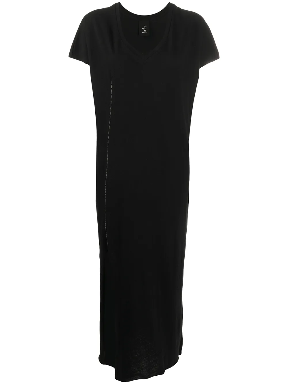 Thom Krom Kleid In Feinstrick In Black