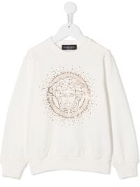 ＜Farfetch＞ Versace Kids メデューサ スウェットシャツ - ホワイト画像