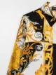 Young Versace baroque print silk shirt