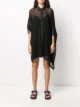 Off-White mesh cape dress