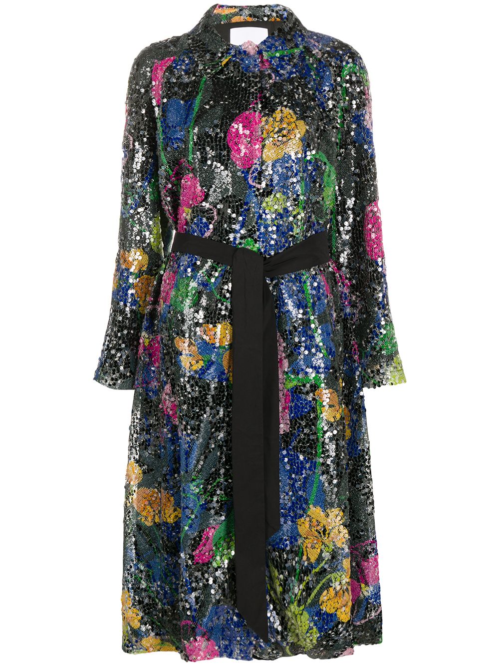 фото Ainea floral embellished trench coat