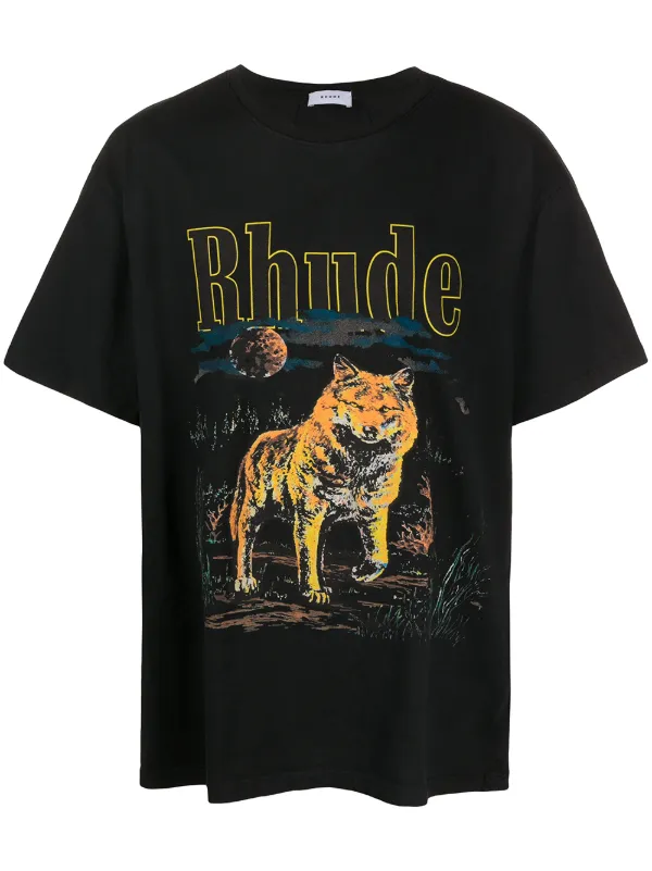 rhude wolf t shirt