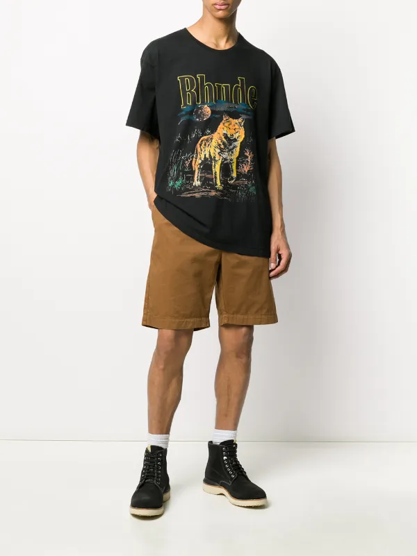 rhude wolf t shirt