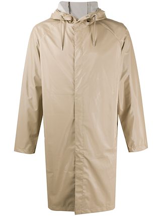 rains hooded raincoat