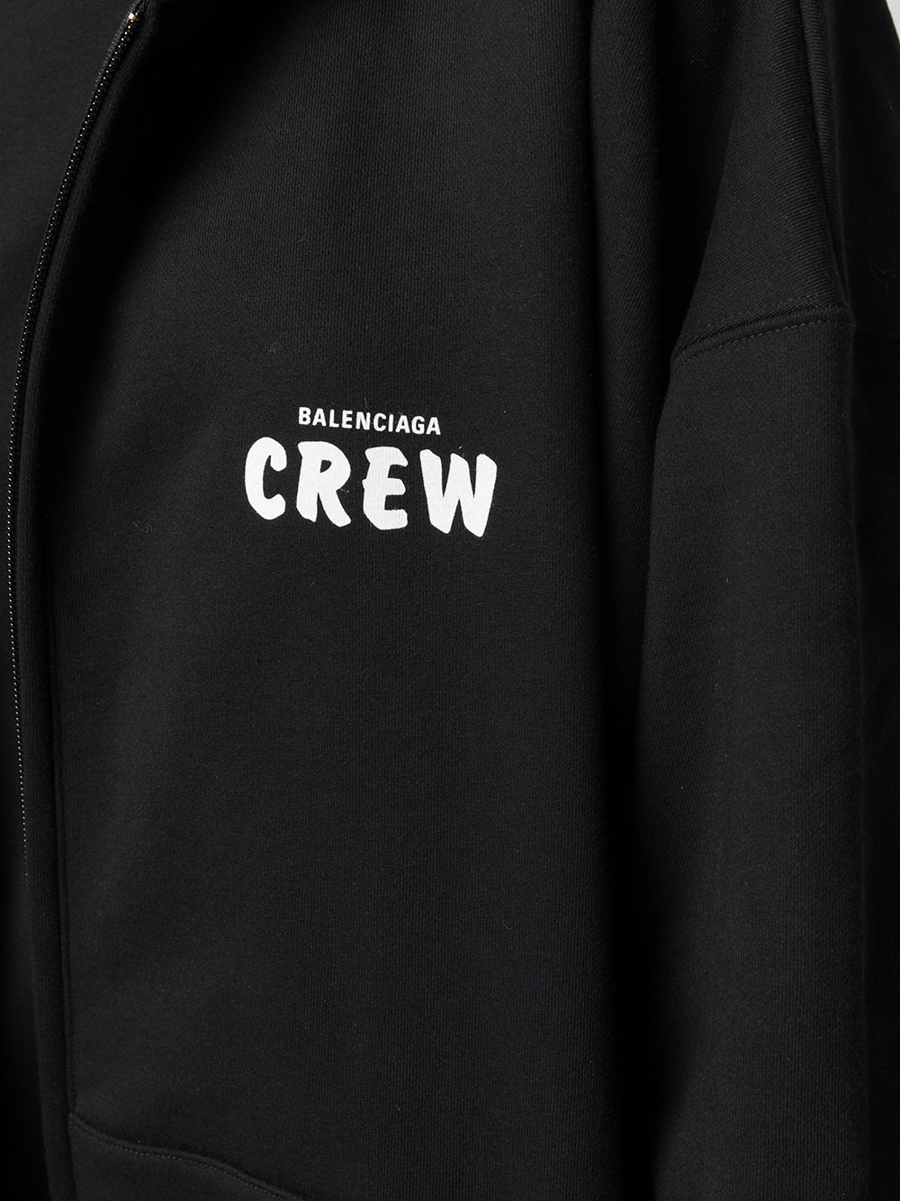 фото Balenciaga худи crew на молнии