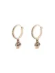 Image 1 of Alexander McQueen skull hoop earrings