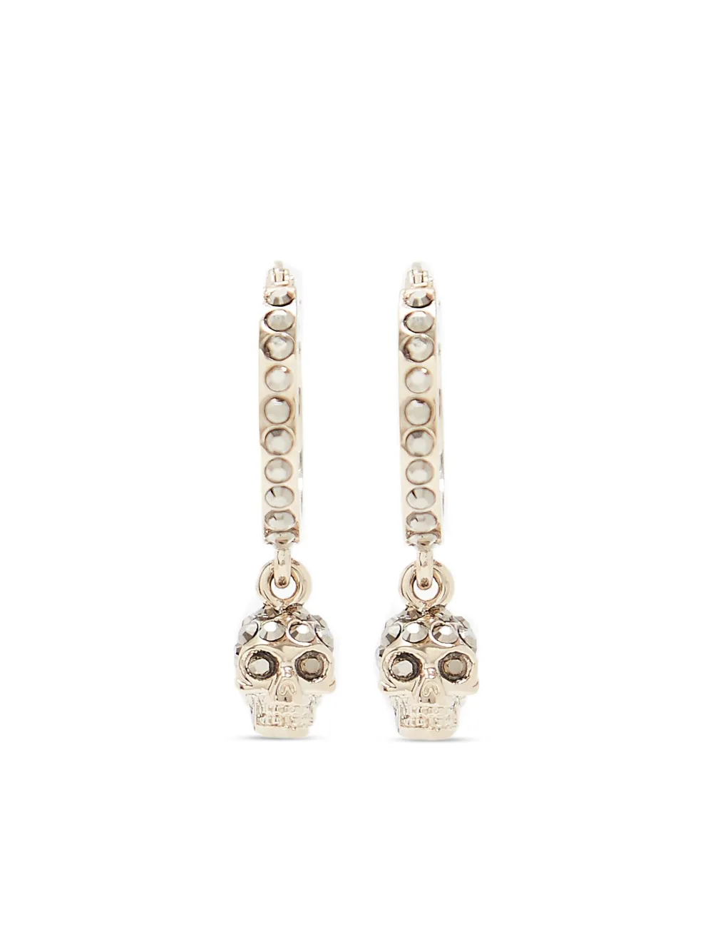 Alexander McQueen アレキサンダー・マックイーン スカル フープピアス - ゴールドトーン Alexander McQueen アレキサンダー・マックイーン スカル フープピアス - ゴールドトーン
