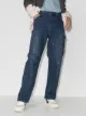 Image 2 of Orslow paint splatter straight-leg jeans