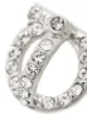Salvatore Ferragamo Gancini crystal earrings