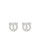Image 1 of Salvatore Ferragamo Gancini crystal earrings