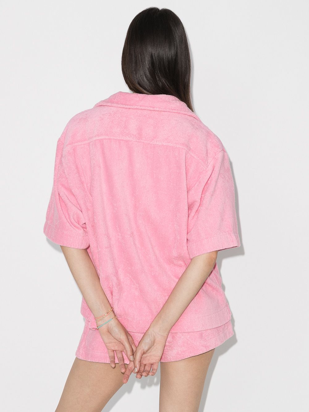 фото All things mochi terry cotton boxy shirt