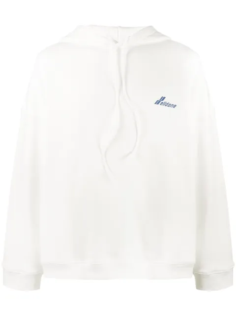 We11done oversized logo hoodie