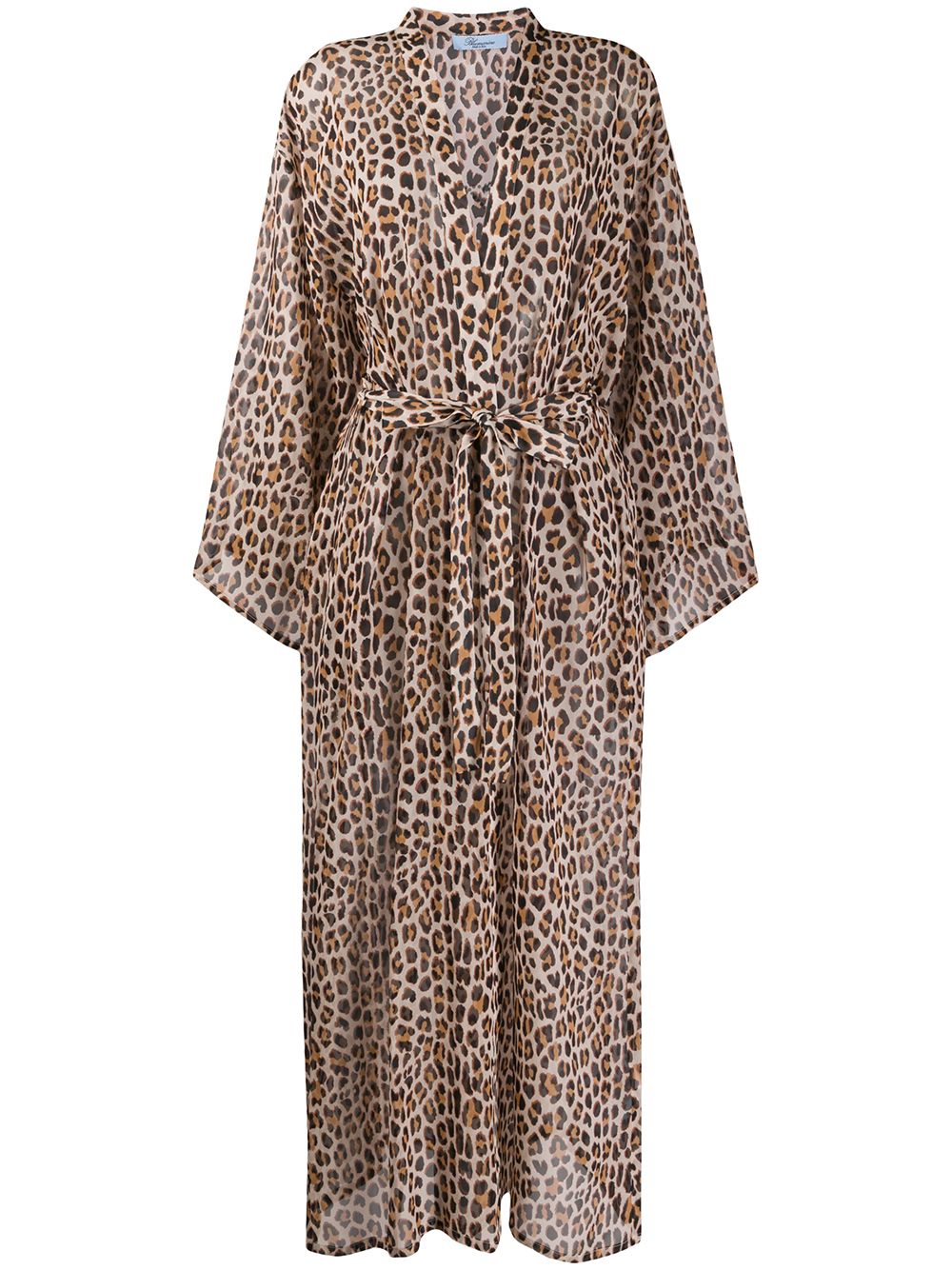 фото Blumarine leopard print kimono dress